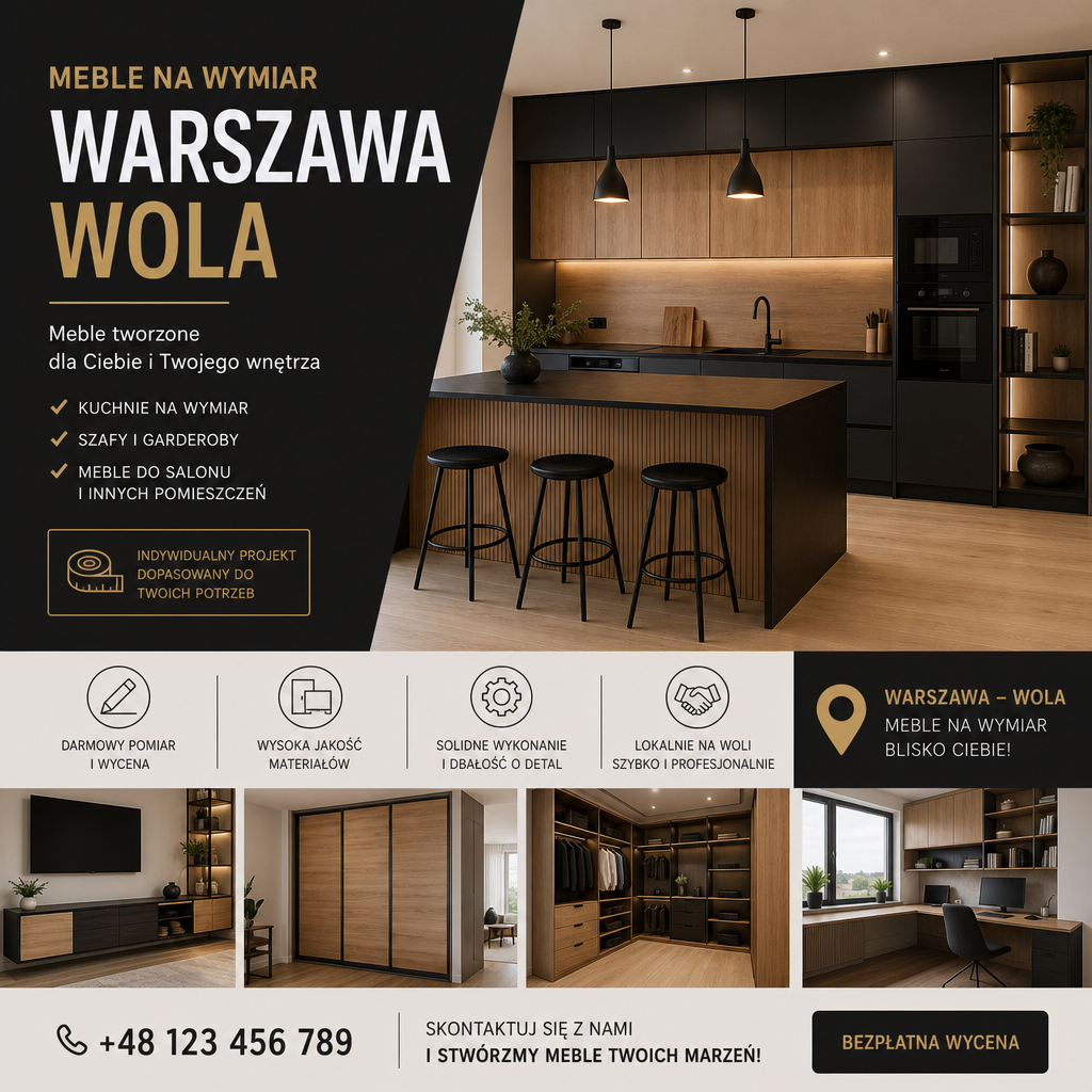 meble na wymiar warszawa wola