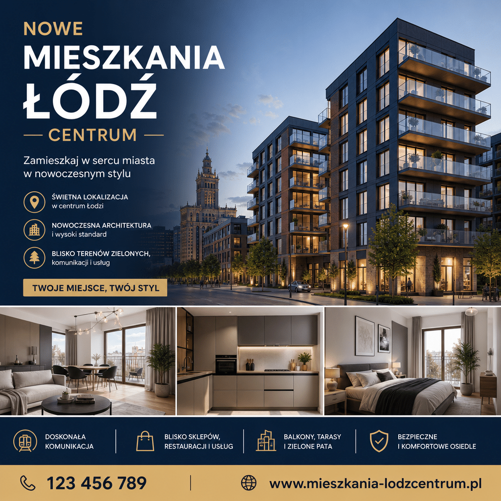nowe mieszkania łódź centrum